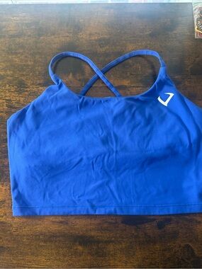 Violate the Dresscode Women’s Crossback Crop Sport Bra  - Royal Blue